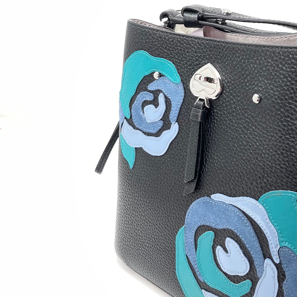 Kate Spade Marti Floral Appliqué Small Bucket - Picture 9 of 11